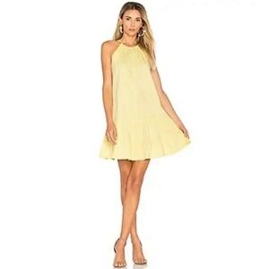 Rebecca Taylor Yellow Halter Dress